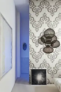 Mosaikkflis, Effekt stoff, Farge flerfarget, Keramikk, 60x60 cm, Overflate matt