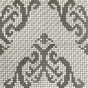 Mosaico, Effetto tessuto, Colore multicolore, Ceramica, 60x60 cm, Superficie opaca