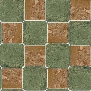 Carrelage, Effet pierre,autres types de pierre, Teinte verte, Grès cérame émaillé, 28.6x28.6 cm, Surface mate