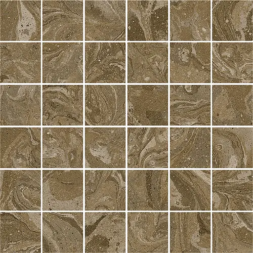 Arcana Tiles, Spuma, Spuma Mosaic Moka