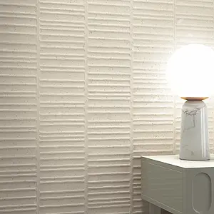 Background tile, Effect unicolor, Color beige, Ceramics, 32x99 cm, Finish matte