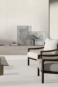 Background tile, Effect other stones, Color white, Glazed porcelain stoneware, 60x120 cm, Finish antislip