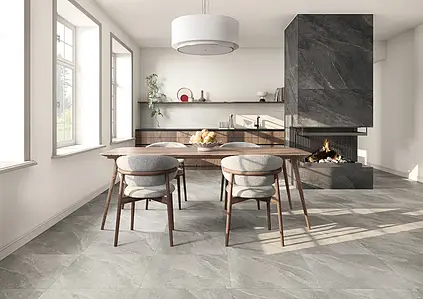 Background tile, Effect other stones, Color grey, Glazed porcelain stoneware, 60x60 cm, Finish antislip