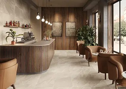 Background tile, Effect other stones, Color beige, Glazed porcelain stoneware, 60x120 cm, Finish antislip