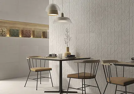 Background tile, Effect concrete, Color beige, Ceramics, 25x75 cm, Finish matte