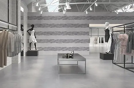 Optik beton, Farbe graue, Hintergrundfliesen, Glasiertes Feinsteinzeug, 30x60 cm, Oberfläche rutschfeste