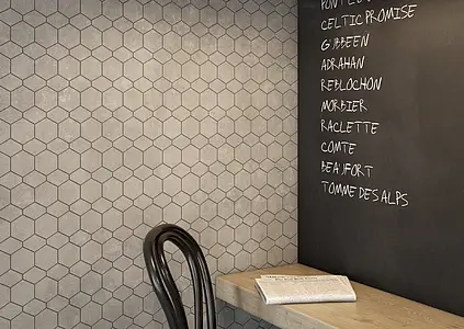 Mosaik, Optik beton, Farbe graue, Glasiertes Feinsteinzeug, 30x30 cm, Oberfläche matte
