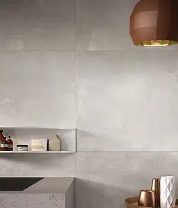 Background tile, Effect concrete, Color grey, Glazed porcelain stoneware, 60x120 cm, Finish antislip