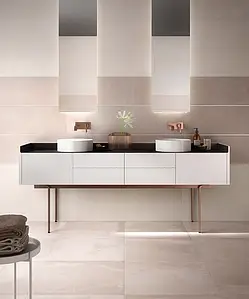Background tile, Effect concrete, Color beige, Ceramics, 30x120 cm, Finish matte