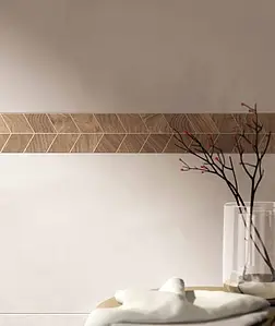 Mosaico, Effetto legno, Colore marrone, Gres porcellanato non smaltato, 29x30 cm, Superficie antiscivolo