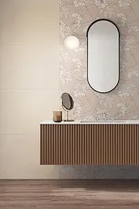 Background tile, Effect unicolor, Color beige, Ceramics, 60x120 cm, Finish matte