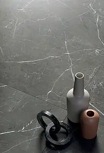 Carrelage, Effet pierre,autres types de marbre, Teinte grise, Grès cérame émaillé, 120x120 cm, Surface mate