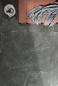 Bakgrundskakel, Textur sten,other marbles, Färg grå, Glaserad granitkeramik, 120x120 cm, Yta matt