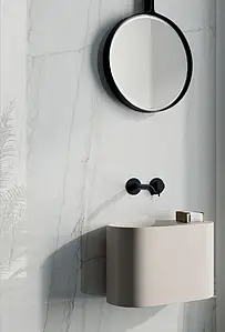 Hintergrundfliesen, Optik stein,andere marmorarten, Farbe weiße, Glasiertes Feinsteinzeug, 120x270 cm, Oberfläche polierte