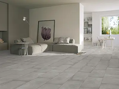 Background tile, Effect concrete, Color grey, Glazed porcelain stoneware, 30.2x60.4 cm, Finish antislip