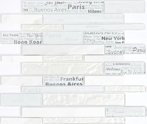 Arvex, I Metallizzati, ST GLASTONE WHITE_IMetalizzatiMetallicGlass,SuperwhiteGlassAndPolishedBasaltWhite