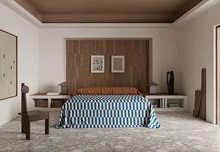 Carrelage, Effet ceppo di gré, Teinte grise, Grès cérame émaillé, 120x120 cm, Surface antidérapante
