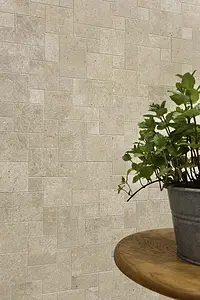 Mosaico, Effetto pietra,altri tipi di pietre, Colore beige, Gres porcellanato smaltato, 30x30 cm, Superficie antiscivolo