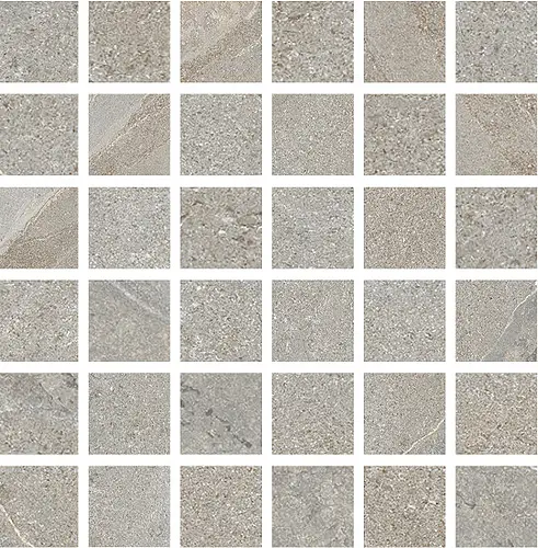 Ascot Ceramiche, Limequartz, LQM44MR_LimequartzMos.Mix(36Pz)GreyMat
