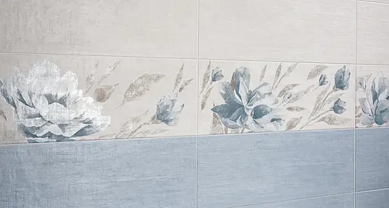 Bakgrunnsflis, Effekt konkret, Farge grå, Keramikk, 33.3x100 cm, Overflate matt