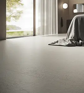 Background tile, Effect concrete, Color beige, Glazed porcelain stoneware, 120x120 cm, Finish antislip