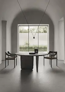 Background tile, Effect concrete, Color grey, Glazed porcelain stoneware, 120x120 cm, Finish antislip