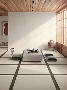 Background tile, Effect concrete, Color beige, Glazed porcelain stoneware, 120x280 cm, Finish Honed