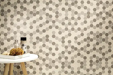 Mosaic tile, Color beige, Ceramics, 30x30 cm, Finish matte