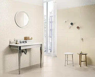 Background tile, Effect unicolor, Color beige, Ceramics, 10x60 cm, Finish matte