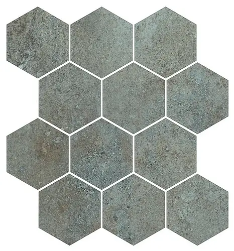 Ascot Ceramiche, Urbanica, URM90E_UrbanicaMos.EsagonaEmerald