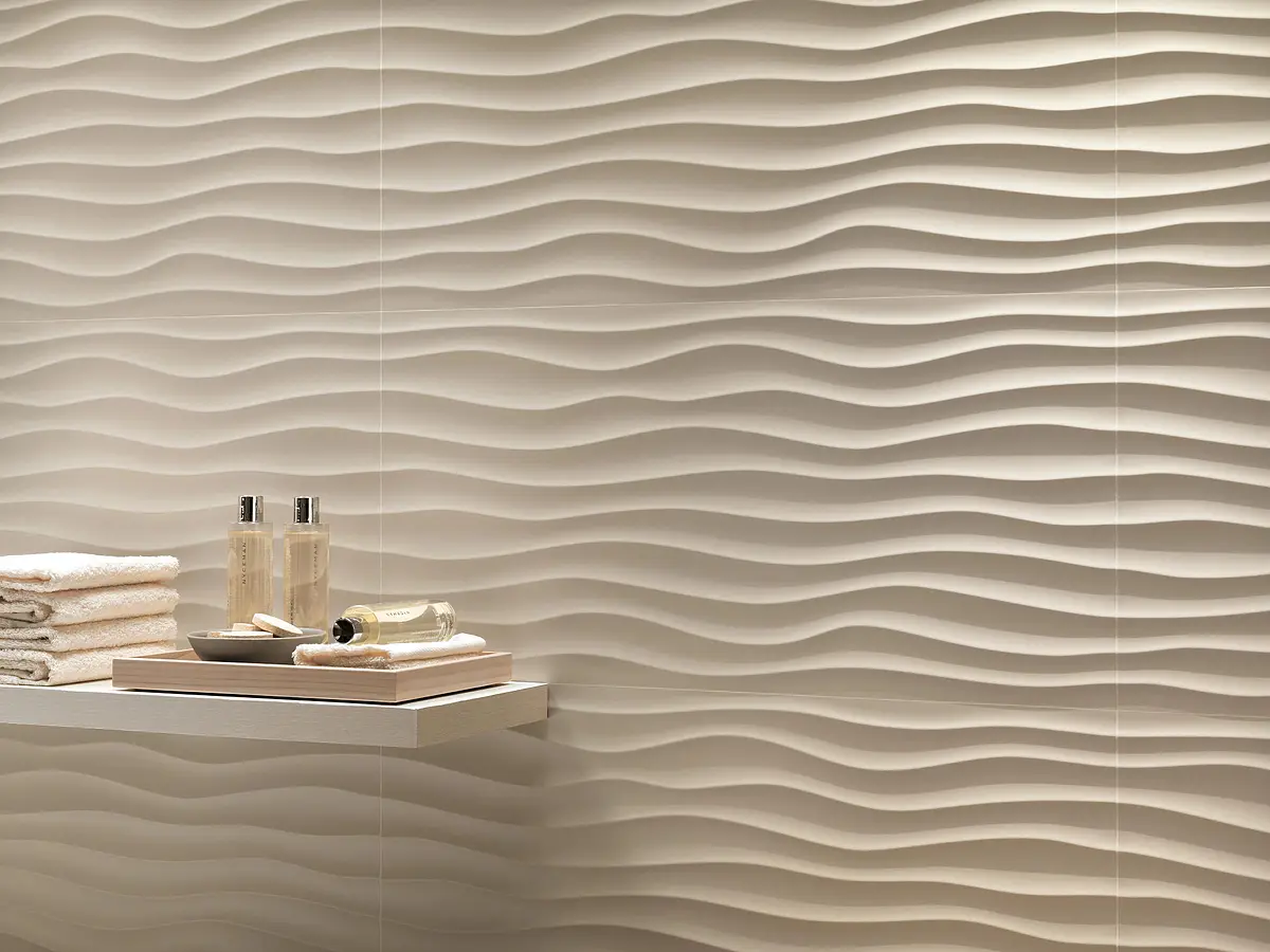 Background tile, Effect unicolor, Color beige, Ceramics, 40x80 cm, Finish matte