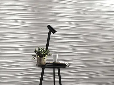 Farbe weiße, Hintergrundfliesen, Keramik, 40x80 cm, Oberfläche matte