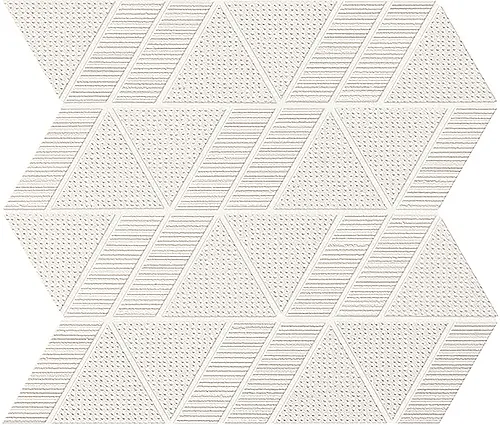 Ceramiche Atlas Concorde, Aplomb, A6SP_AplombWhiteMosaicoTriangle