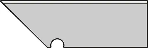 Ceramiche Atlas Concorde, Boost Expression, AZ1L_Boost Expression Carbon Battiscopa Sagomato Sx