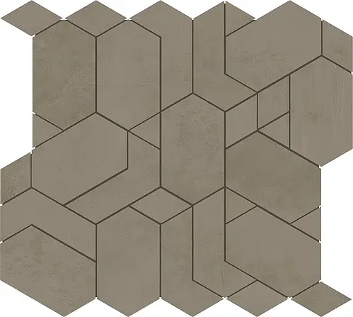 Ceramiche Atlas Concorde, Boost Pro, A0QC_BoostProTaupeMosaicoShapes