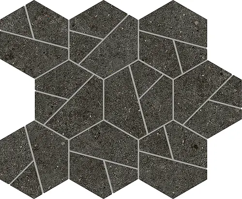 Ceramiche Atlas Concorde, Boost Stone, A7C2_BoostStoneTarmacMosaicoHex