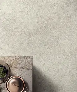 Background tile, Effect concrete,other stones, Color grey, Glazed porcelain stoneware, 120x120 cm, Finish antislip