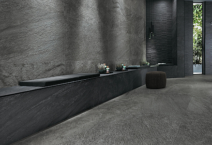 Background tile, Effect stone,other stones, Color grey, Unglazed porcelain stoneware, 75x150 cm, Finish antislip