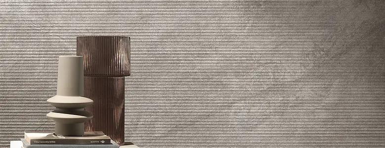 Grundflise, Effekt anden marmor, Farve grå, Keramik, 50x120 cm, Overflade mat