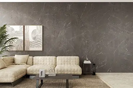 Background tile, Effect other marbles, Color brown, Unglazed porcelain stoneware, 120x278 cm, Finish Honed