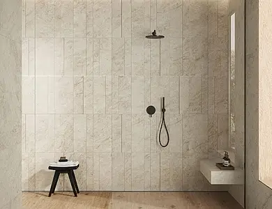 Mosaic tile, Effect other marbles, Color beige, Unglazed porcelain stoneware, 59.5x118.2 cm, Finish matte