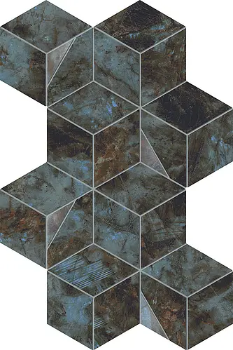 Ceramiche Atlas Concorde, Marvel Diva, AYLS_Marvel Diva Baobab Mosaico Hex Lapp.