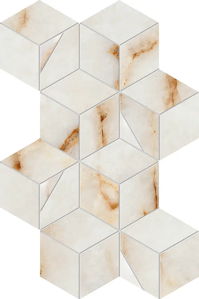 AYLP_Marvel Diva Ice Crystal Mosaico Hex Lapp. Atlas Concorde Marvel Diva