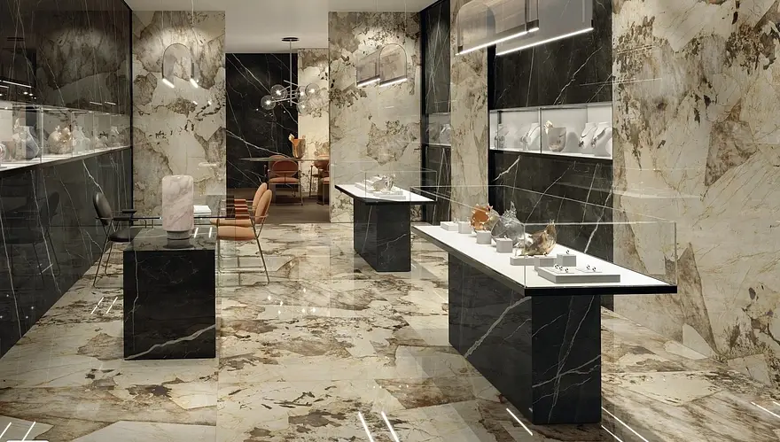 Beige tiles, other marbles effect 120x278 (Italy). Reviews