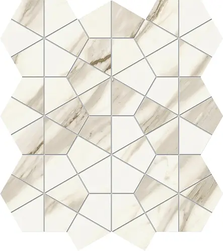 Ceramiche Atlas Concorde, Marvel Meraviglia, AJQZ_MarvelMeravigliaCalacattaBerniniHexagonLapp.