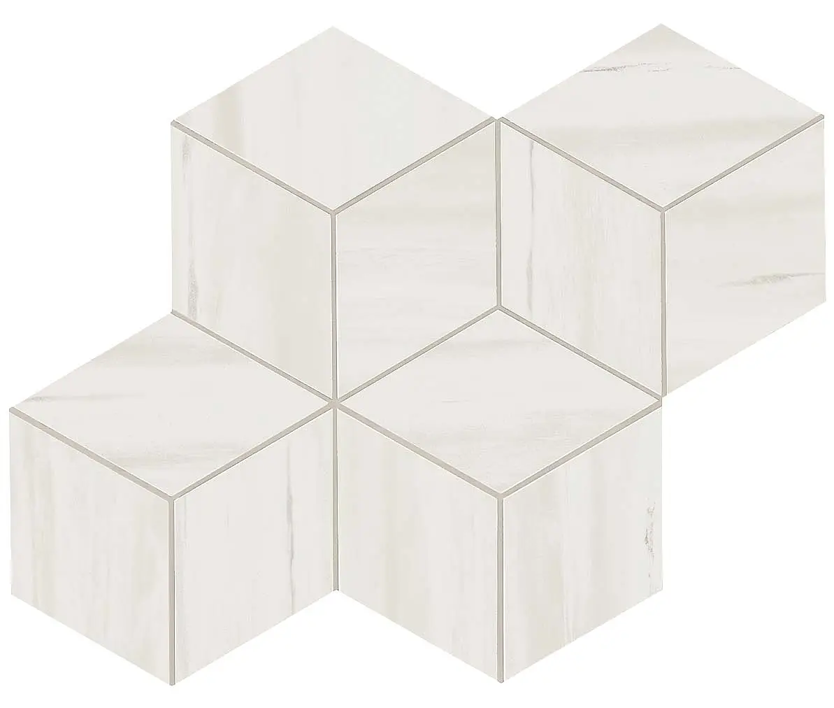 AS2G_Marvel Bianco Dolomite Mosaico Esag. Lapp Atlas Concorde Marvel Stone