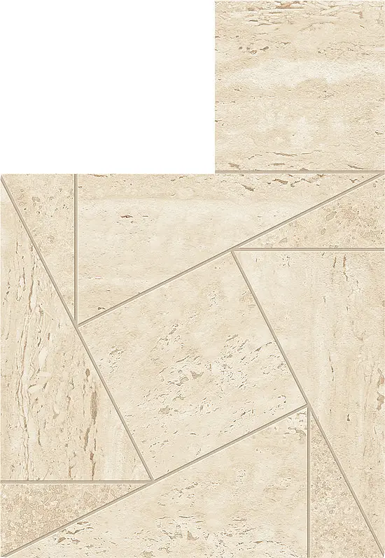 AF9H_MarvelSandMosaicoTessellation Atlas Concorde Marvel Travertine