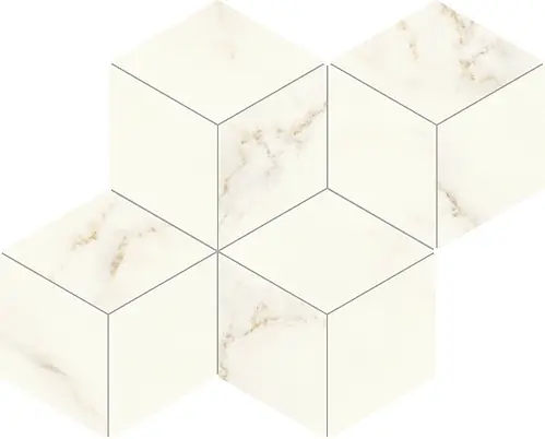 Ceramiche Atlas Concorde, Marvel X, AF8L_MarvelCalacattaApuanoMosaicoEsagonoSilk