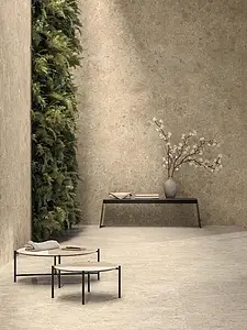 Background tile, Effect other stones, Color beige, Glazed porcelain stoneware, 120x120 cm, Finish antislip