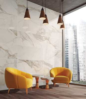 Background tile, Effect calacatta, Color beige, Glazed porcelain stoneware, 60x120 cm, Finish semi-polished